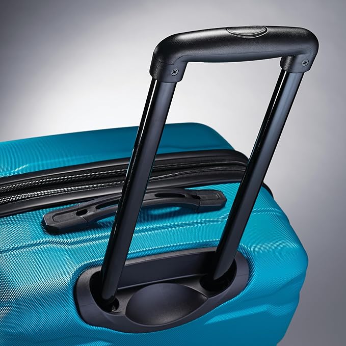 Samsonite Omni PC Hardside Expandable Luggage with Spinner Wheels, Caribbean Blue, 2-Piece Set (20/28)