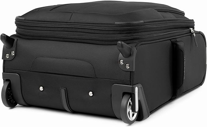 Travelpro Maxlite 5 Softside Expandable Upright 2 Wheel Carry-on Luggage, Lightweight, 20-Inch — Black