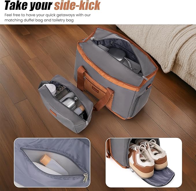 Expandable Luggage Sets 5 Piece with Detachable Spinner Wheels and TSA Lock,ABS Hard Case Suitcases with Wheels,Carry On Luggage Set