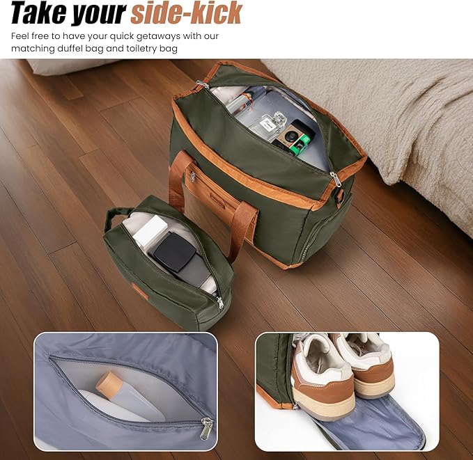 Expandable Luggage Sets 5 Piece with Detachable Spinner Wheels and TSA Lock,ABS Hard Case Suitcases with Wheels,Carry On Luggage Set