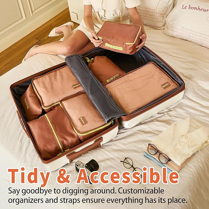 10 piece Luggage Set Expandable Suitcase 22x14x9 Airline Approved Carry on, ABS Hard Case Suitcases with Spinner Wheels,TSA Lock