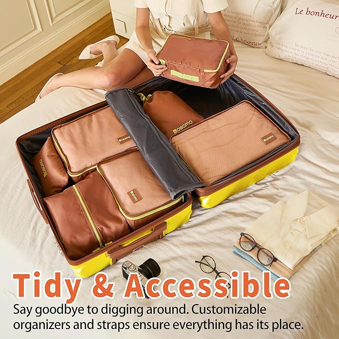 10 piece Luggage Set Expandable Suitcase 22x14x9 Airline Approved Carry on, ABS Hard Case Suitcases with Spinner Wheels,TSA Lock