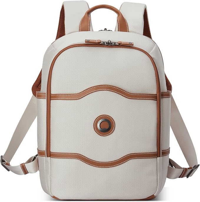 DELSEY PARIS Chatelet Air 2.0 Hardside Luggage with Spinner Wheels, Angora, 2 Piece Set, (20/Backpack)