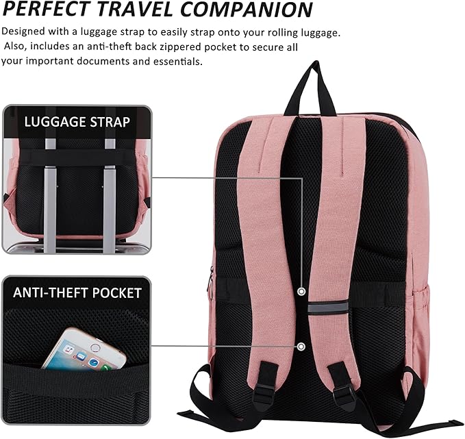 MAXTOP Deep Storage Laptop Backpack Business Anti-theft Backpacks[Water Resistant] College School Computer Bookbag Fits 17 Inch Laptop