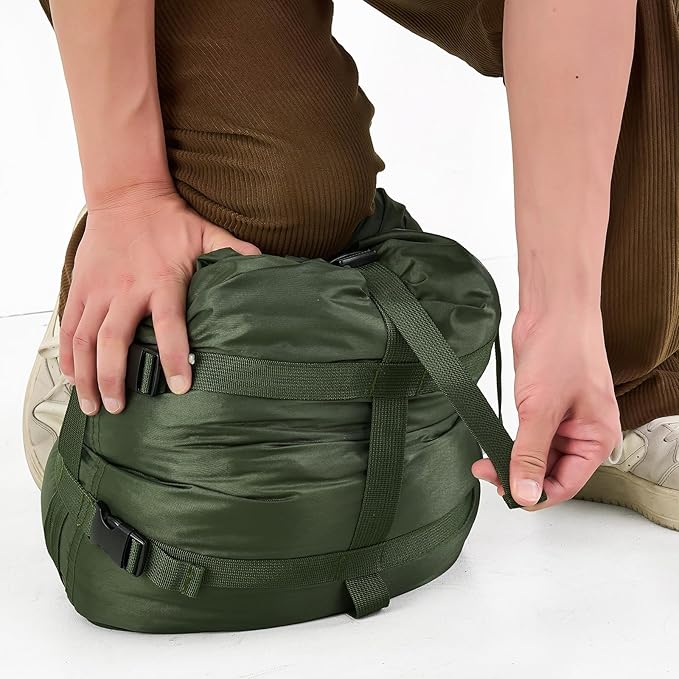 MOOCY Compression Stuff Sack, 12L/24L/45L Sleeping Bag Cover Sack Sleeping Bags Storage Stuff Sack Organizer - Great Sleeping Bags Clothes Camping Hiking Backpacking