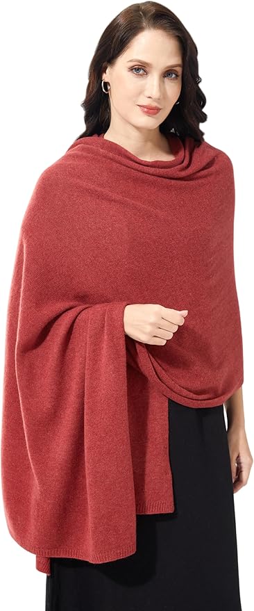 Soft Cashmere Blend Wrap Chic Scarf Stole for Women Wayfarer Travel Extra Large 87"x28"