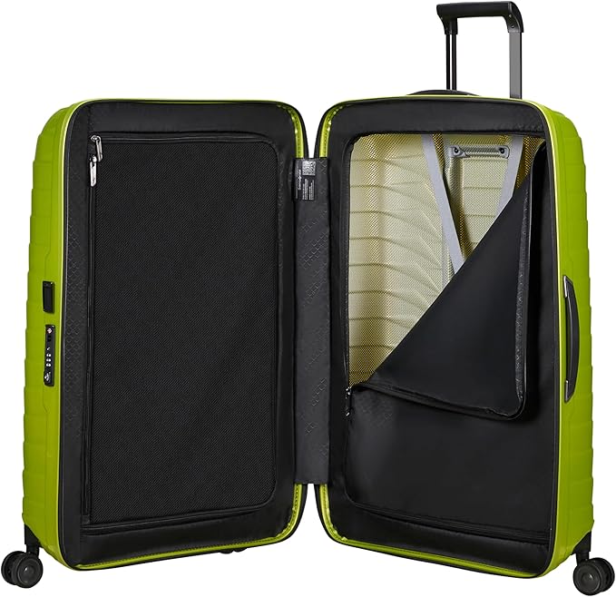 Samsonite Proxis Large Hardside Luggage with Dual Spinner Wheels - Innovative Roxkin™ Lightweight Shell With Ultimate Durability- Includes TSA Lock, Ergonomic Telescoping Handle - Lime