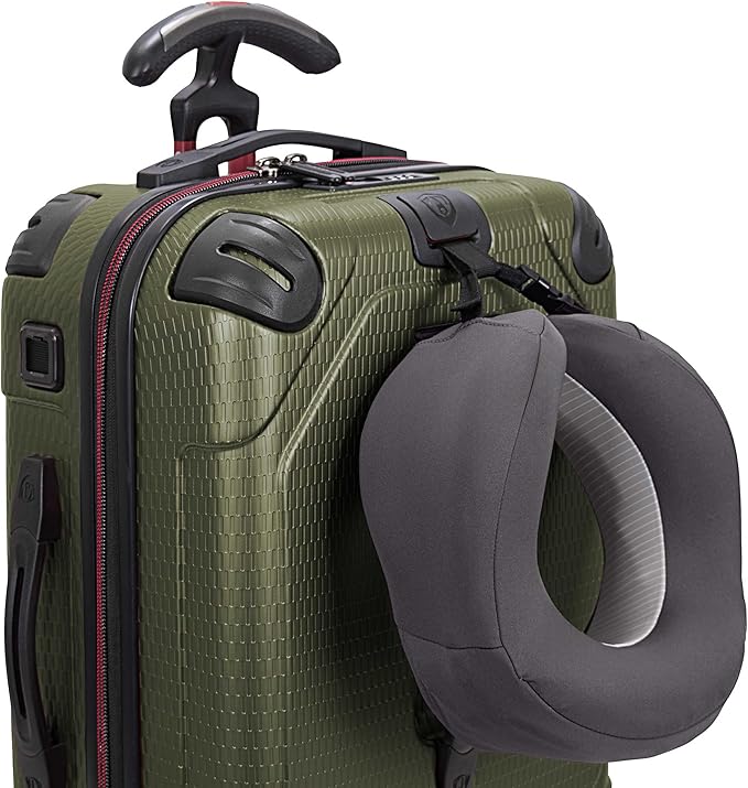 Traveler's Choice Maxporter II Polycarbonate Hardside Trunk with Spinner Wheels, Green, 22-Inch Carry-on Luggage