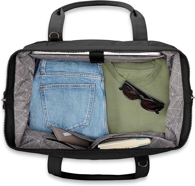 Samsonite Better Than Basics Weekender Duffle – Drop Bottom Travel Bag with 14” Laptop Compartment, SmartSleeve™