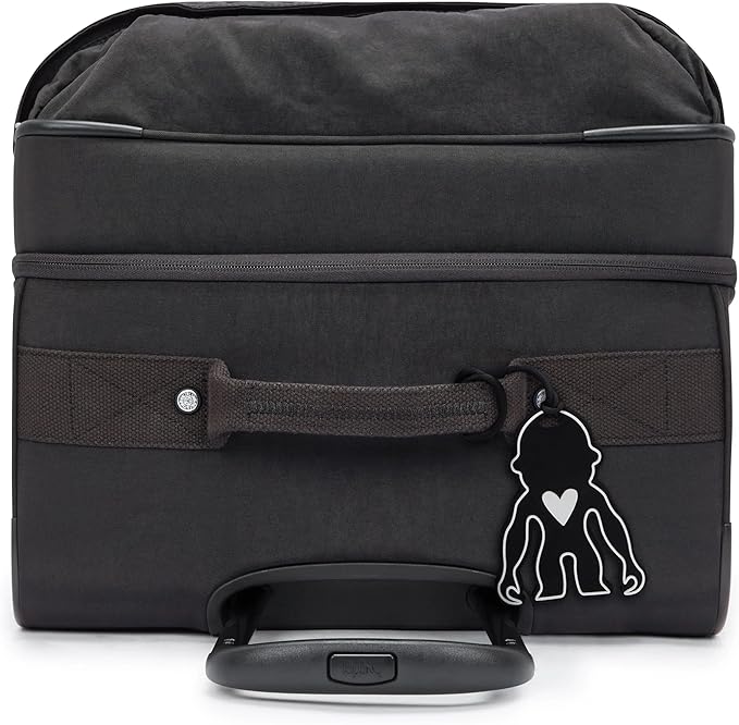 Kipling Spontaneous Softside Spinner Wheel Luggage, Integrated TSA Accepted Lock, Black Noir, Checked-Large,KI4193