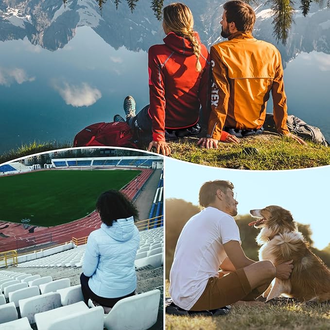 ONTYZZ Inflatable Seat Cushion Lightweight Airplane Seat Cushion Stadium Seat Travel Cushion for Climbing Hiking Office Airplane