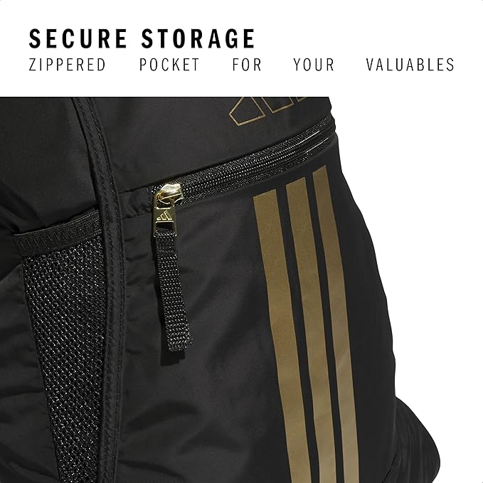 adidas Alliance Sackpack – Drawstring Backpack for Sports, Small Gym Bag
