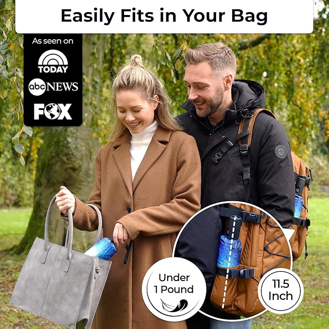 TUMELLA Strongest Windproof Travel Umbrella (Compact, Superior & Beautiful), Small, Wind-Tested, Light & Portable, Automatic Folding Rain Umbrella, Durable Premium Grip, Fits Car and Backpack