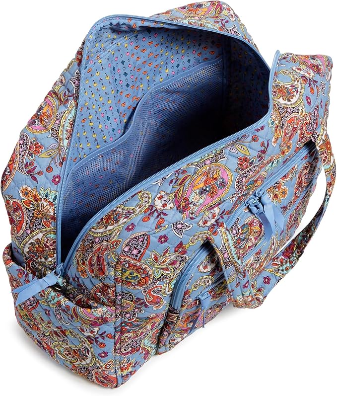 Vera Bradley womens Cotton Weekender Travel Bag