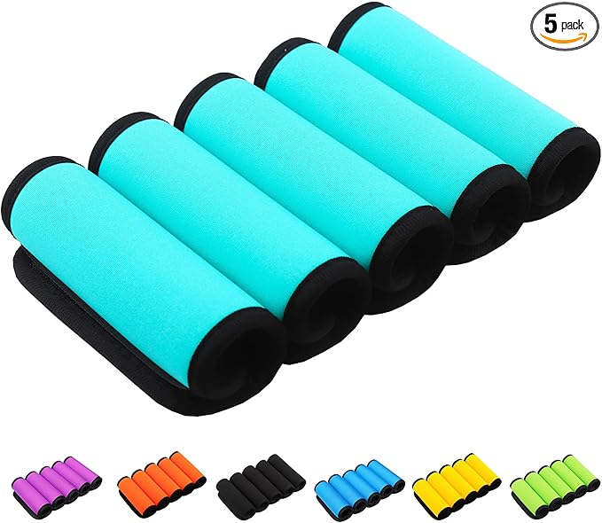 Luggage Handle Wrap - Unique Cute Luggage Tags & Identifiers for Suitcases/Airplane Travel Accessories