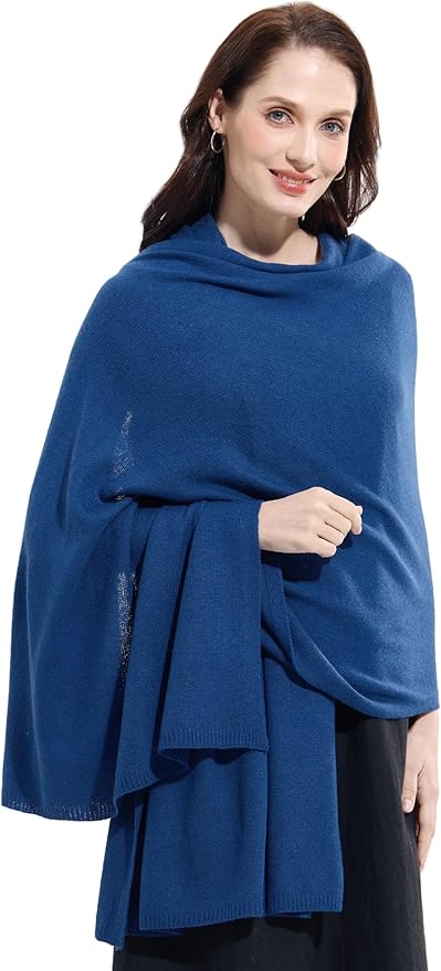 Soft Cashmere Blend Wrap Chic Scarf Stole for Women Wayfarer Travel Extra Large 87"x28"