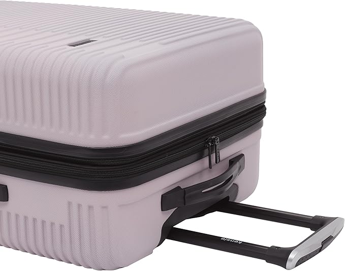 kensie Women's Hillsboro Luggage & Travel Bags Set, Burnished Lilac, 4 Piece Set