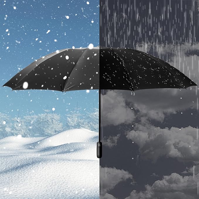 Conlun Travel Inverted Umbrella Compact Windproof- Automatic reverse Umbrellas for Rain - Folding Portable 10 Ribs Large Umbrella