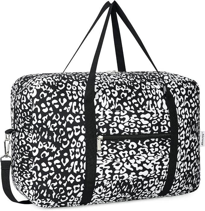For Spirit Airlines Personal Item Bag 18x14x8 Foldable Travel Duffel Bag Tote Carry on Luggage Duffle Overnight for Women and Men