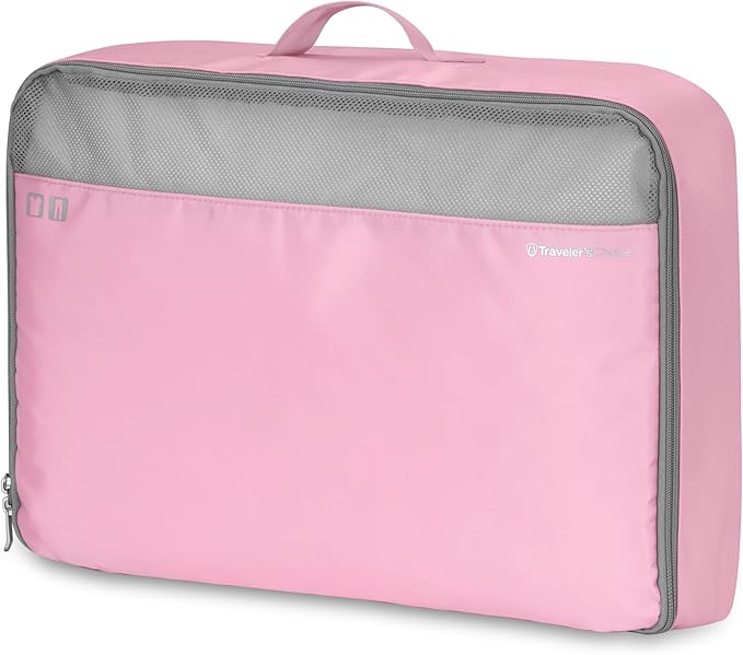 Traveler's Choice Cloverland Packing Cubes, 5-Piece Set, Pink