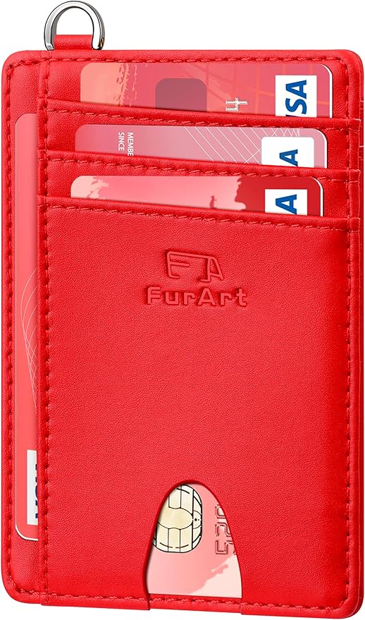 FurArt Slim Minimalist Wallet, Front Pocket Wallets, RFID Blocking, Credit Card Holder for Men