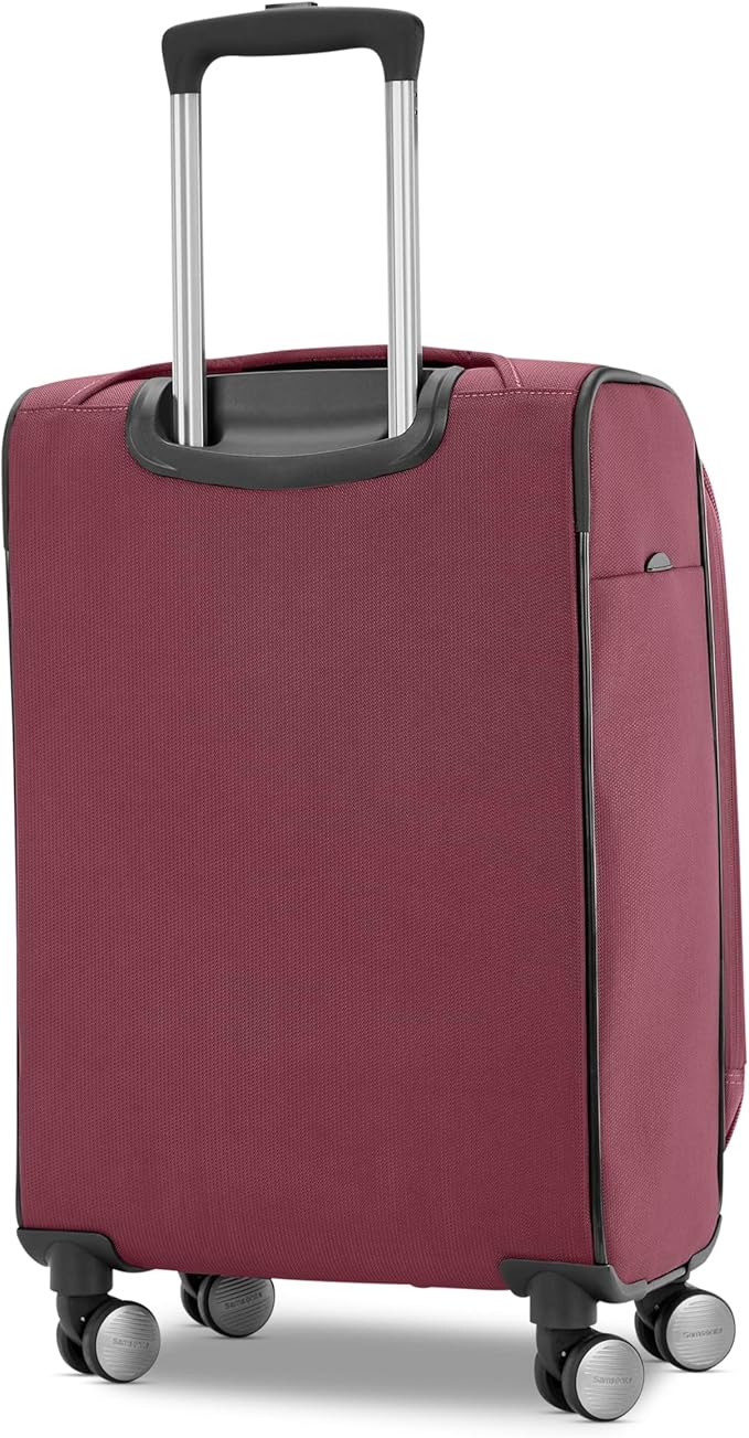 Samsonite Ascella 3.0 Softside Expandable Luggage with Spinner Wheels, 3-Piece Set (20/25/28), Mauve Haze