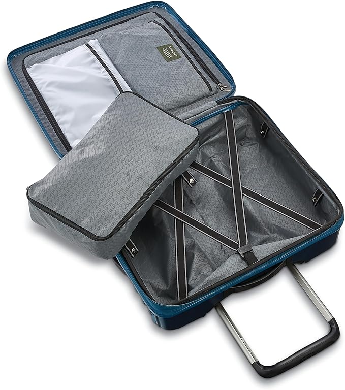 Samsonite Stryde 2 Hardside Expandable Luggage with Double Spinner Wheels, Medium Glider, Deep Teal
