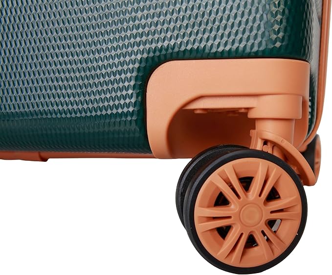 Dockers Hooper Hardside Expandable 8-Wheel Spinner Travel Carry On Luggage, 20-Inch, Ponderosa Pine