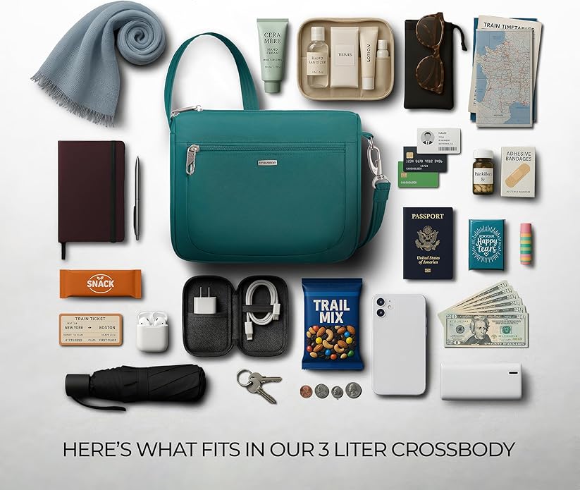 Travelon Anti-Theft Classic Small East/West Crossbody