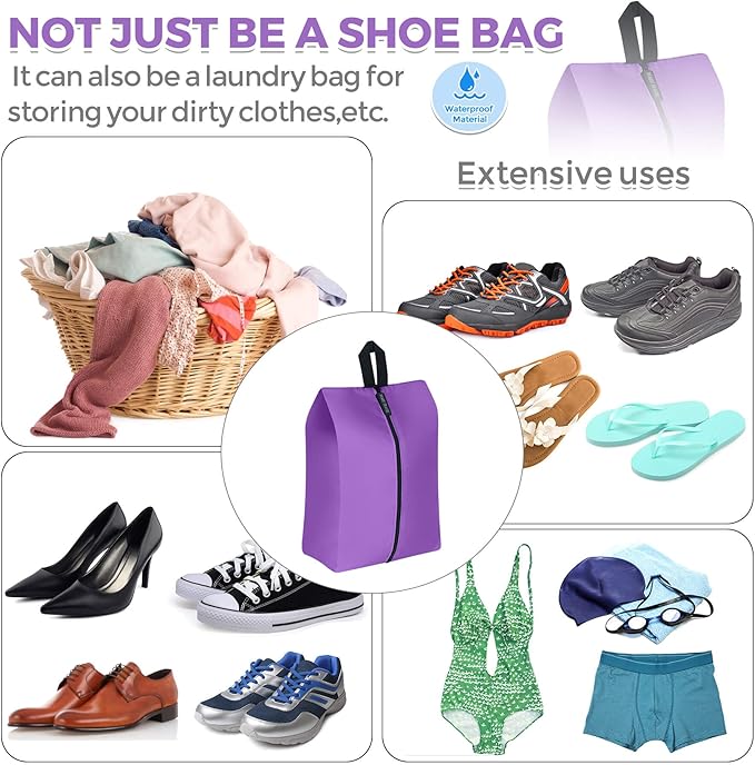YAMIU Packing Cubes for Suitcases, 7 Pcs luggage organizer bags with Shoe Bag, 2 Waterproof Travel Toiletry Bags, Travel Cubes for Travel Essentials Travel Accessories