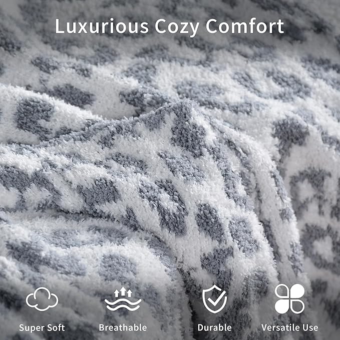 JOOJA Wearable Blanket Super Soft Feather Yarn Blanket Shawl with Pockets Fuzzy Throw Blanket TV Blanket for Adults Teens