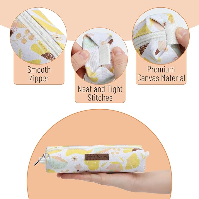 Mr. Pen- Cute Pencil Case Pouch, Autumn Design, Multipurpose Canvas Bible Pencil Pouch