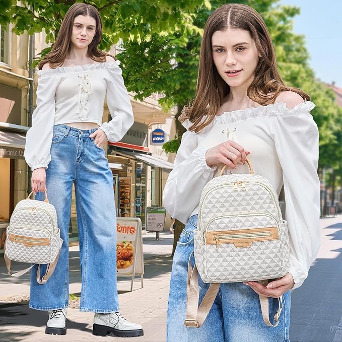 Makes Mini Backpack for Women, Stylish Daypack Purse Handbag Small Casual Daily Travel Bag, Lady Girls Gifts for Work
