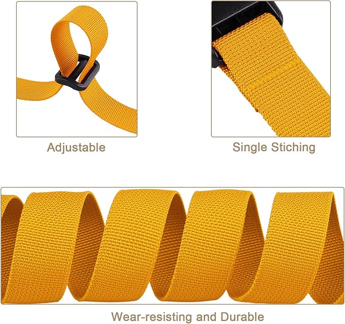 MAGARROW 78" x 1" Strap Buckle Packing Straps Adjustable 1-Inch Belt