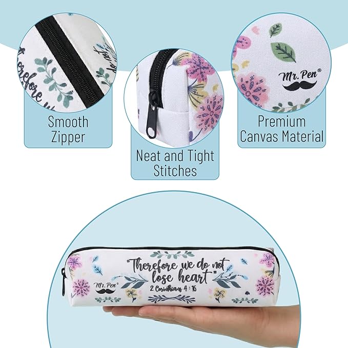 Mr. Pen- Cute Pencil Case Pouch, Multipurpose Bible Pencil Pouch