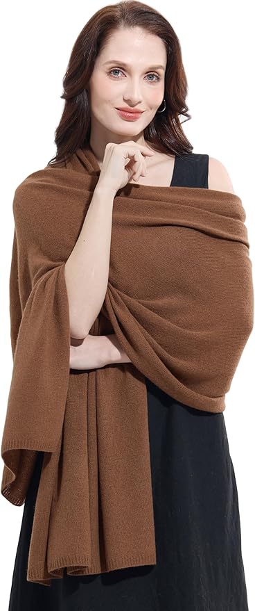 Soft Cashmere Blend Wrap Chic Scarf Stole for Women Wayfarer Travel Extra Large 87"x28"