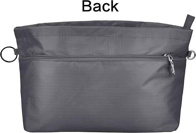 Vercord Handbag Purse Tote Pocketbook Organizer Insert Zipper Closure 11 Pockets 3 Sizes Many Colors