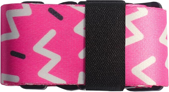 Luggage Straps for Suitcases TSA Approved Easy Pack Organized Suitcase Strap, Luggage Strap, Luggage Belt Strap, Bag Straps for Luggage. Buckle Straps Travel Accessories (Pink)