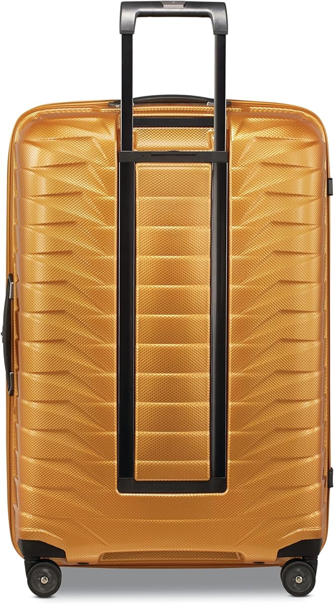 Samsonite Proxis Large Hardside Luggage with Dual Spinner Wheels - Innovative Roxkin™ Lightweight Shell With Ultimate Durability- Includes TSA Lock, Ergonomic Telescoping Handle - Honey Gold