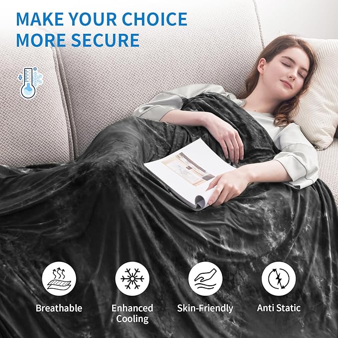 Guohaoi Cooling Blanket (90"x90"Queen Size) for Hot Sleepers and Night Sweats,Decortive Tie Dye,Arc-Chill Q-Max >0.5Cool Fiber,Ultra Cold Breathable,Comfortable,Keep Cool,All-Season