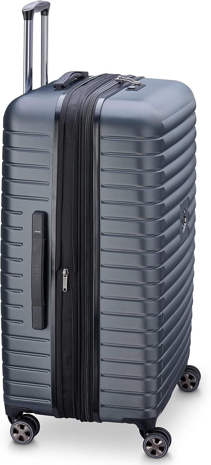 DELSEY PARIS Cruise 3.0 Hardside Expandable Luggage with Spinner Wheels, Graphite, 3 Piece Set (20/24/28)