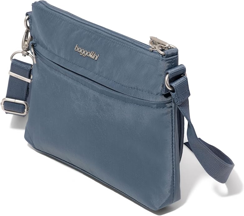 Baggallini womens Securtex Anti-theft Memento Crossbody Bag