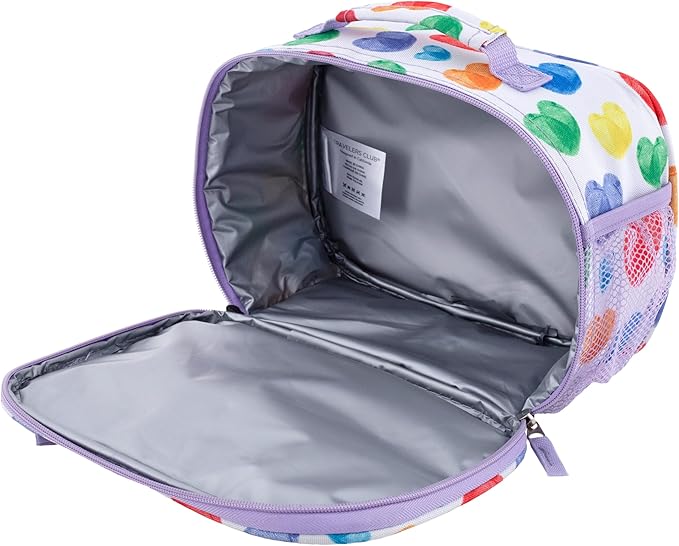Travelers Club 5 Piece Kids' Luggage Set, Thumbprint Heart