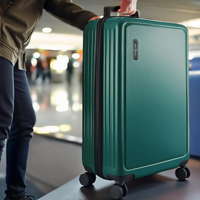 28 Inch Luggage with Spinner Wheels, Hard Shell Suitcase with TSA Locks for Luggage, Travel Large Suitcase, Expandable Hard Shell Suitcases, Green