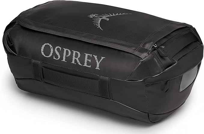 Osprey Transporter 40L Travel Duffel Bag, Black