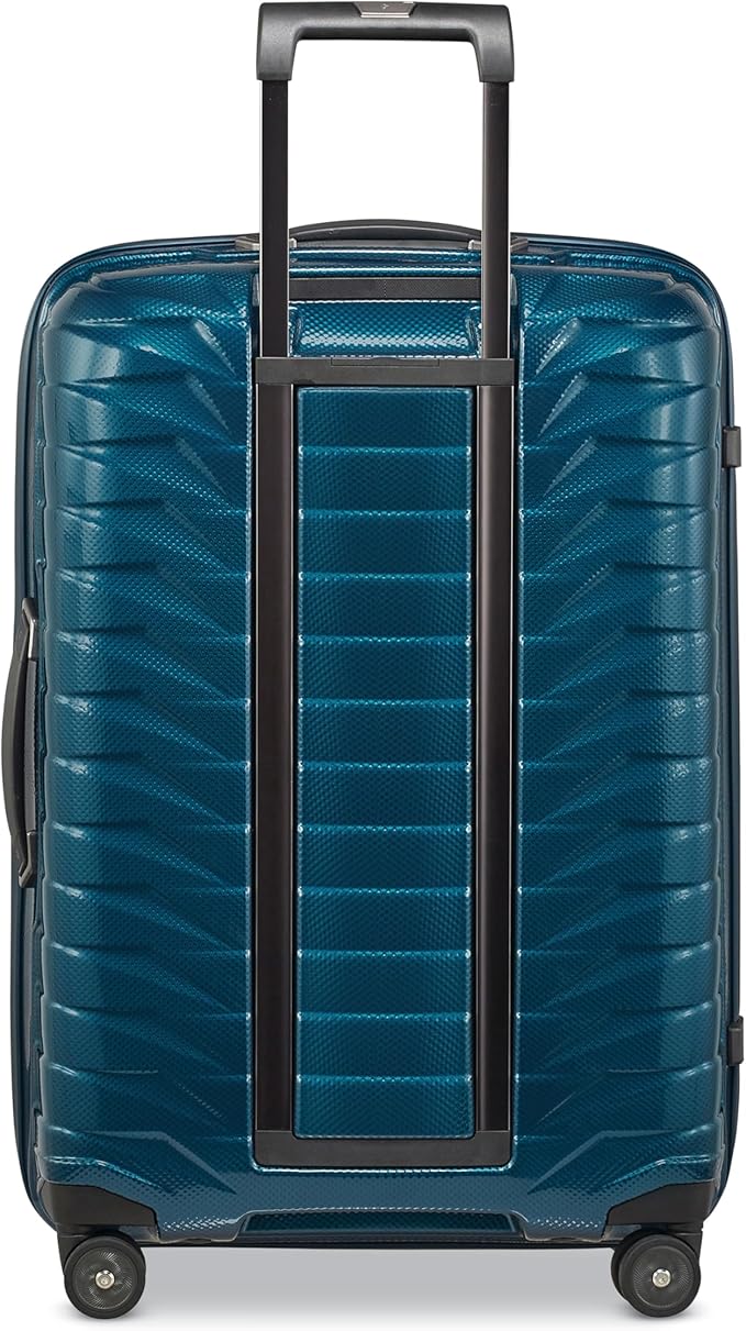Samsonite Proxis Medium Hardside Luggage with Dual Spinner Wheels - Innovative Roxkin™ Lightweight Shell With Ultimate Durability- Includes TSA Lock, Ergonomic Telescoping Handle - Petrol Blue