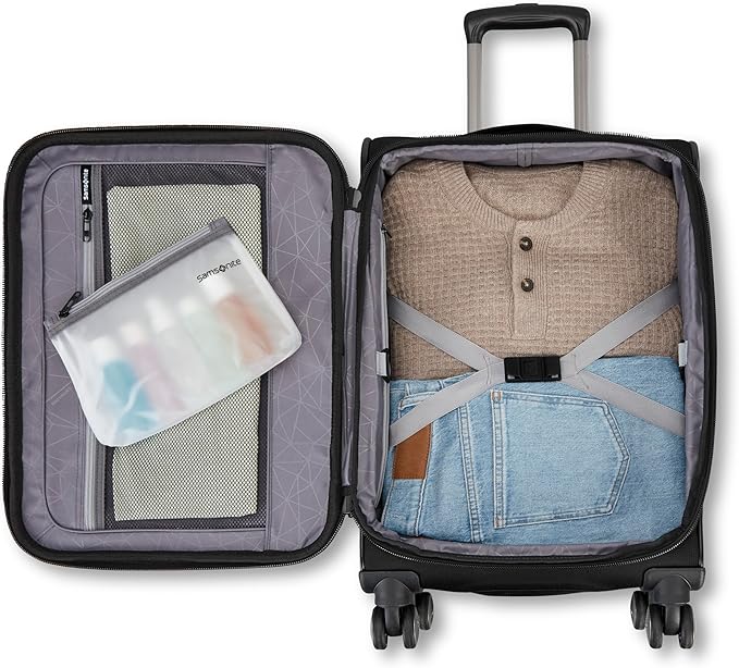 Samsonite Ascella 4 Carry-On Luggage - Black