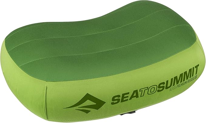 Sea to Summit Aeros Premium Inflatable Travel Pillow, Regular, Lime