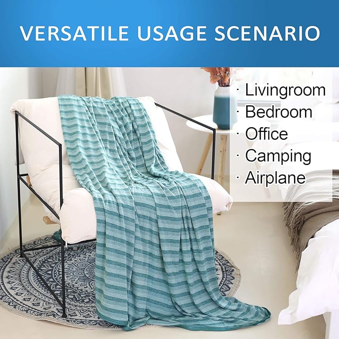 Ailemei Direct Cooling Blanket for Hot Sleepers, Double Sided Cold Effect, Queen Size Lightweight Breathable Summer Large Big Blankets for Bed,Transfer Heat to Keep Body Cool Night Sweats, 90"x90"