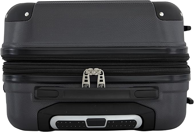 Travelers Club Phoenix Luggage, Blackened Pearl, 22-Inch Carry-On